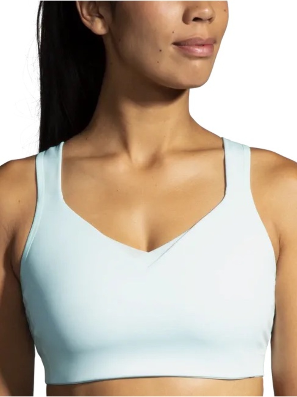 Brooks Drive Convertible Run Bra Seamless V-Neck Sports Bralette 40DD